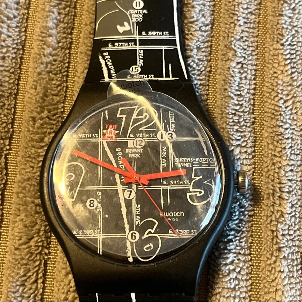 Swatch Special 2017 - SUOZ244 - Broadway -Greetings from NwOT York - NUOVO - Picture 2 of 7